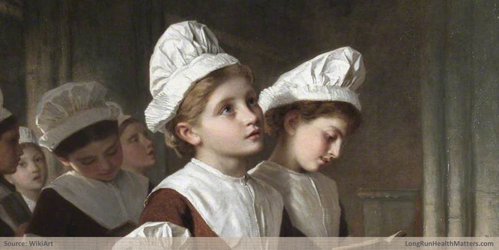 Malnutrition disease girls foundling hospital