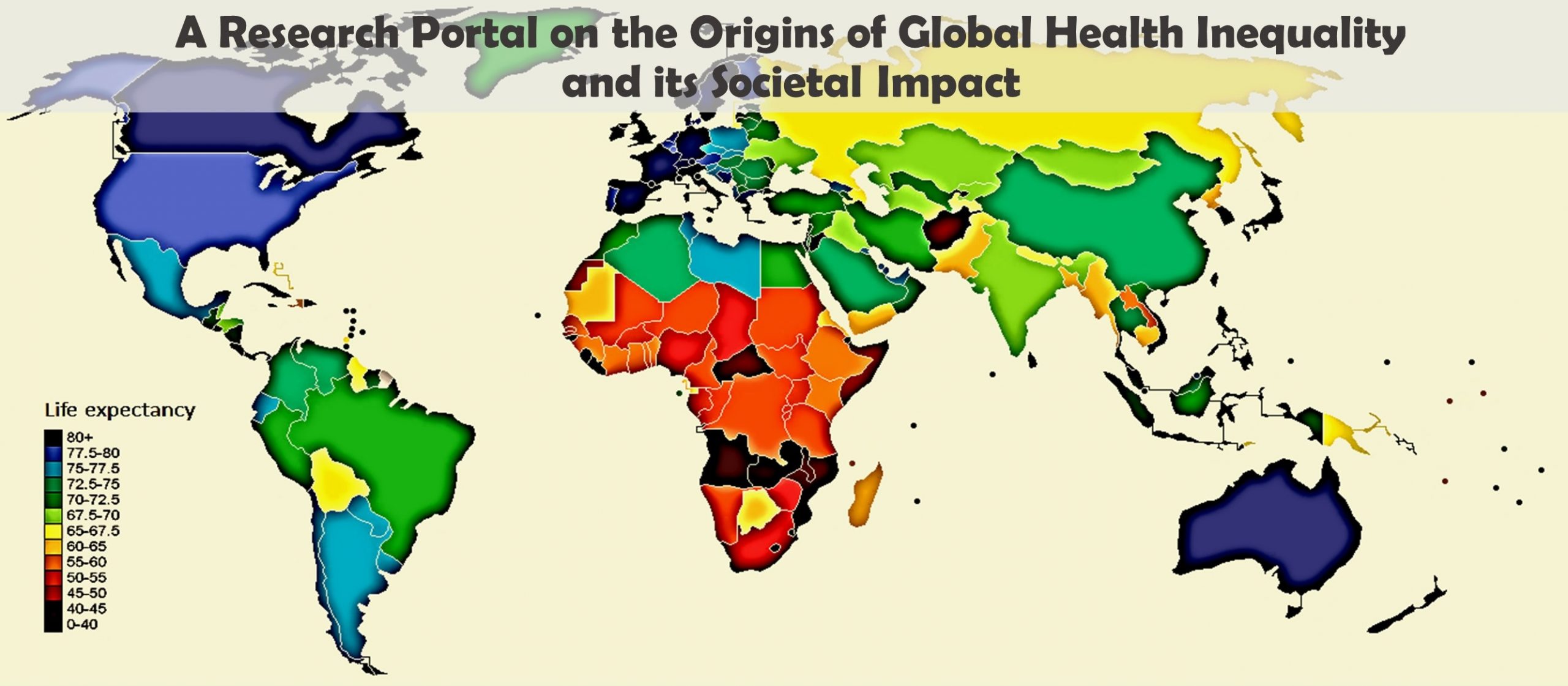 A Research Portal on the Origins of Global Health Inequality and its Societal Impact