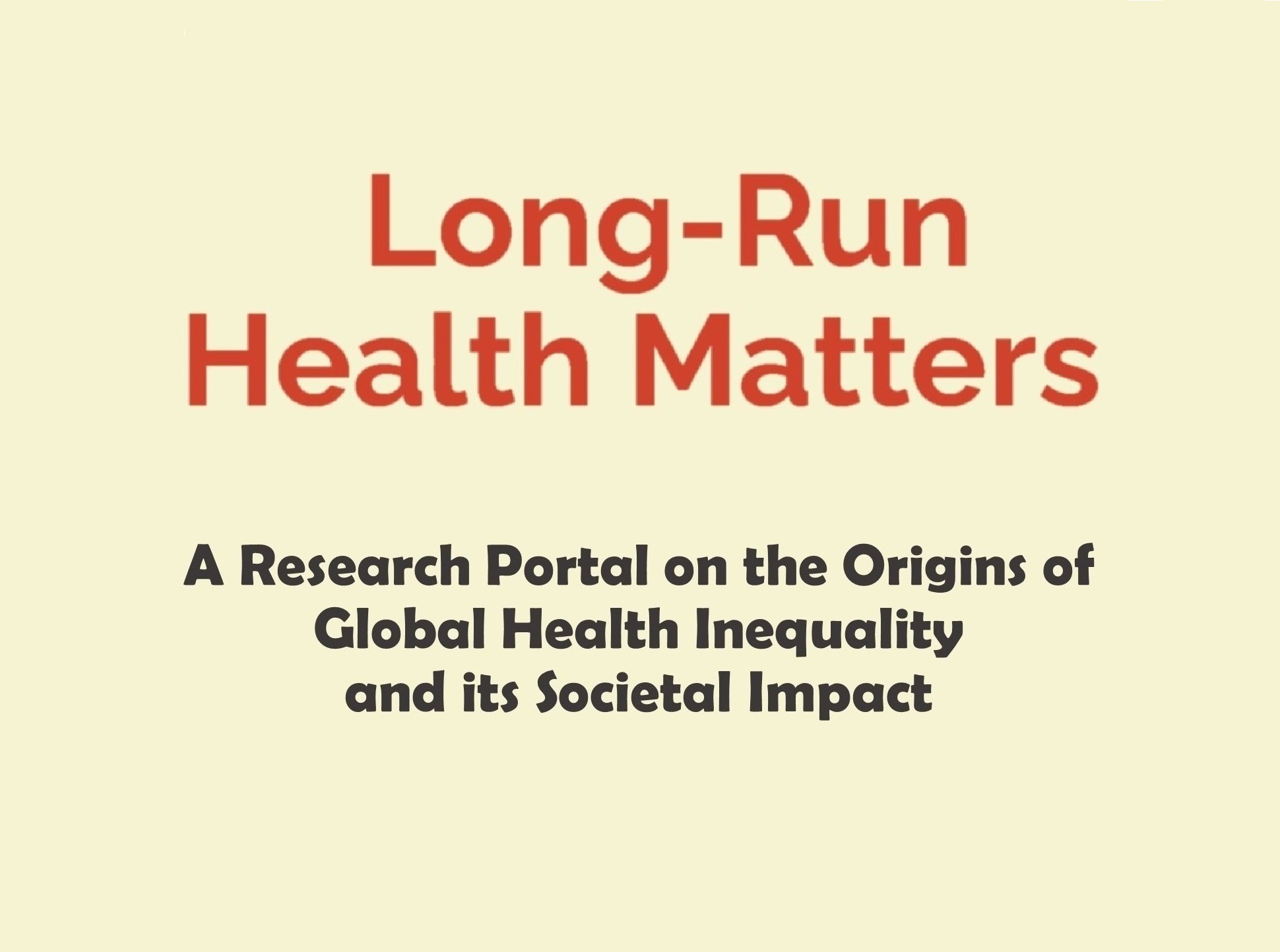 Long-Run Health Matters
