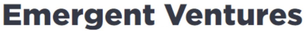 Emergent ventures