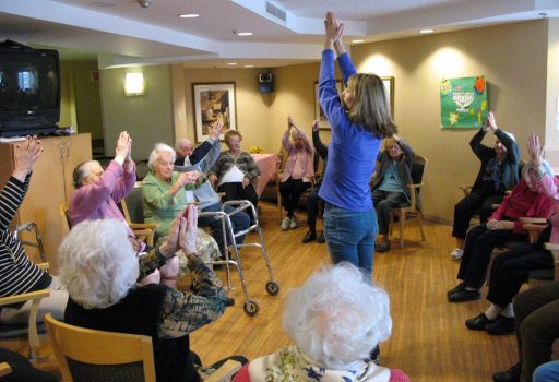 Elderly institutionalization drivers exercise class