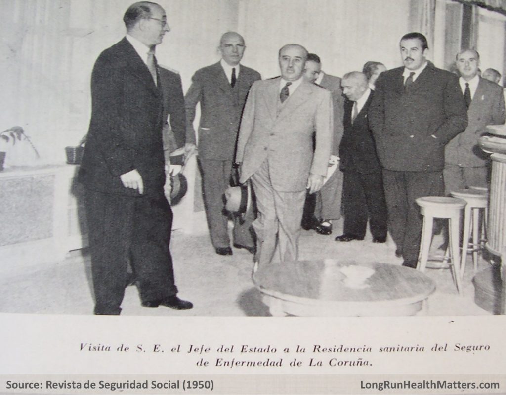 Spanish hospital system Franco dictatorship