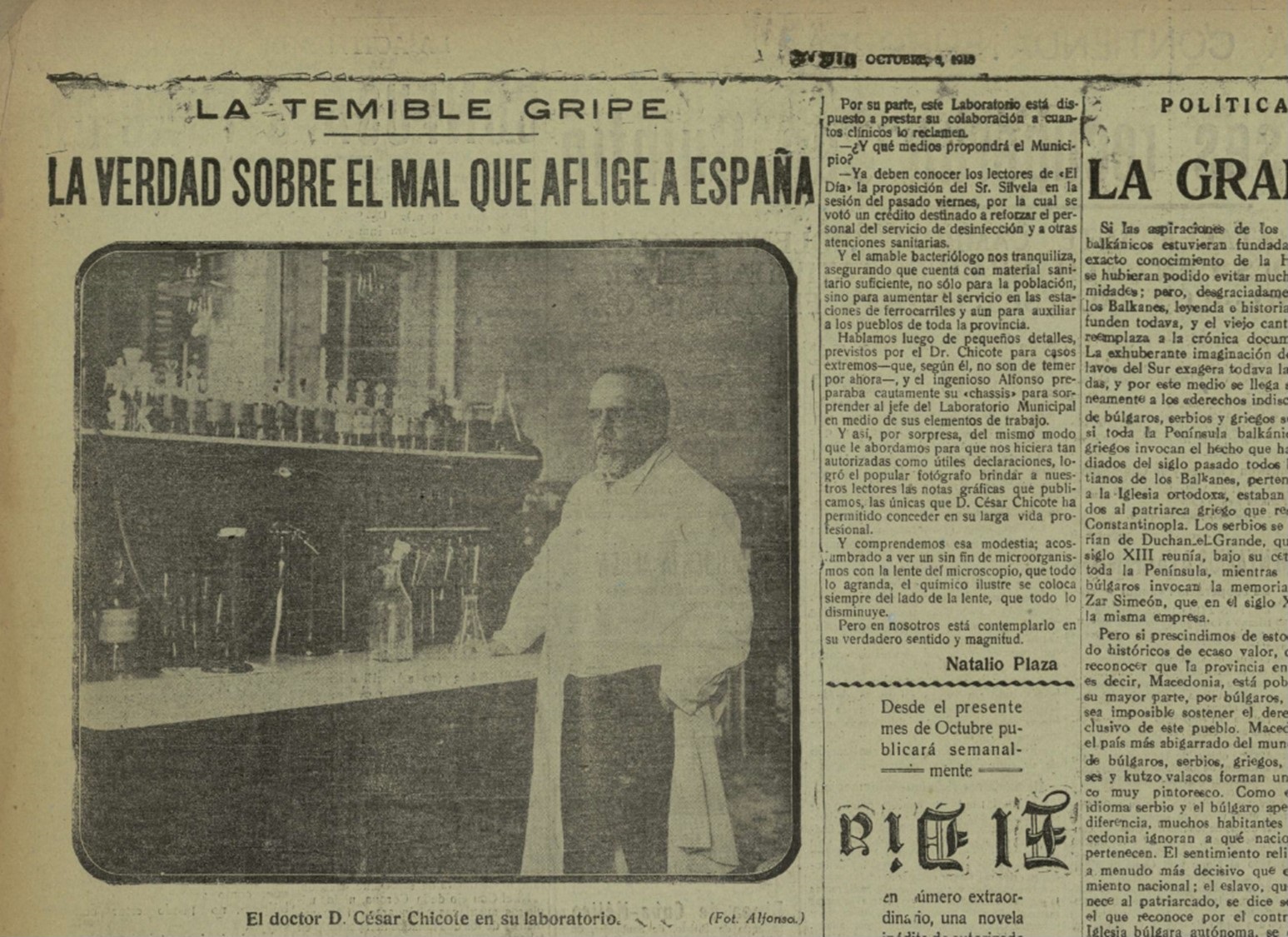 The 1918 flu pandemic left Spain a more unequal country