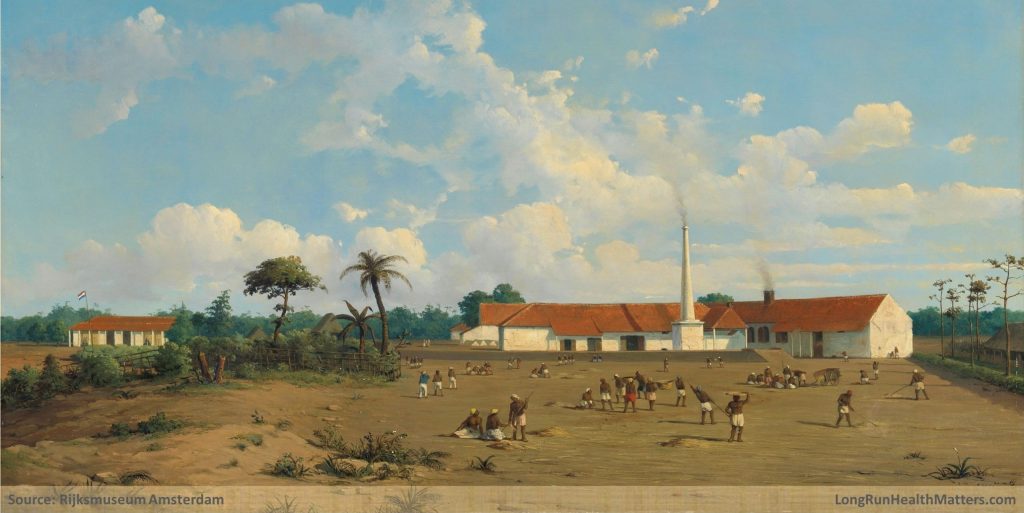 Colonial Plantation Java forced labor cultivation system