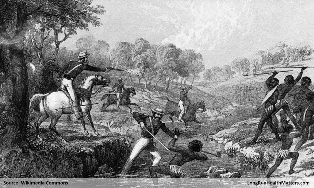 Clash Europeans Indigenous - Long run differences in mortality rates between Indigenous and white Australians 1788-2000
