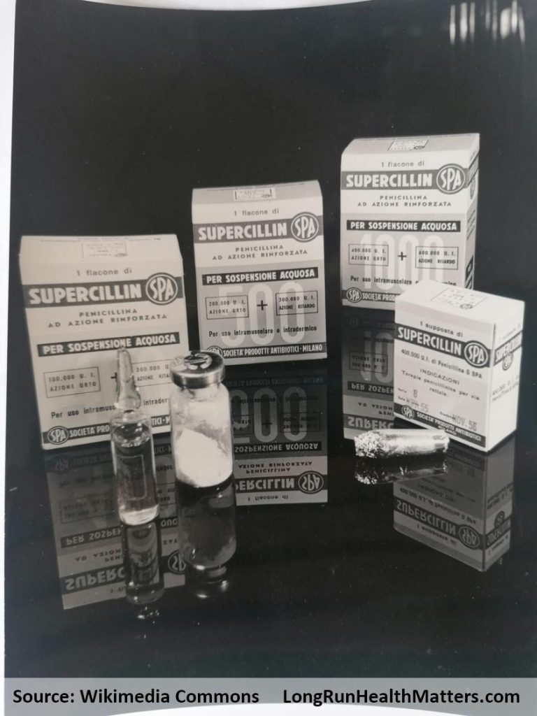 First Penicillin Italy Medical progress and health inequality penicillin in Italy