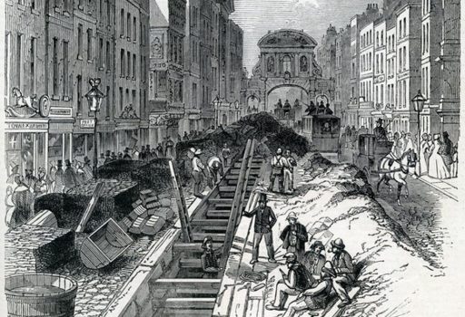The rise of public health - deepening sewer 1845